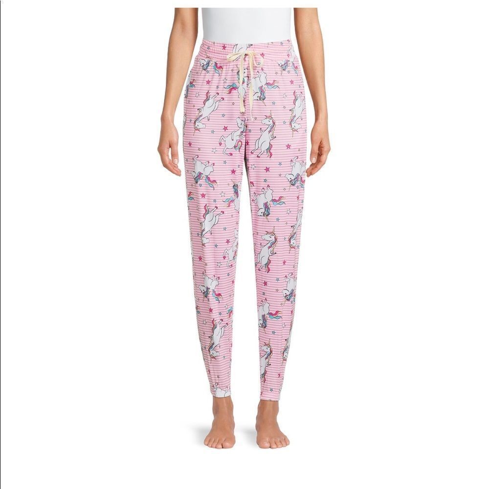 Briefly Stated Womens XL unicorn joggers